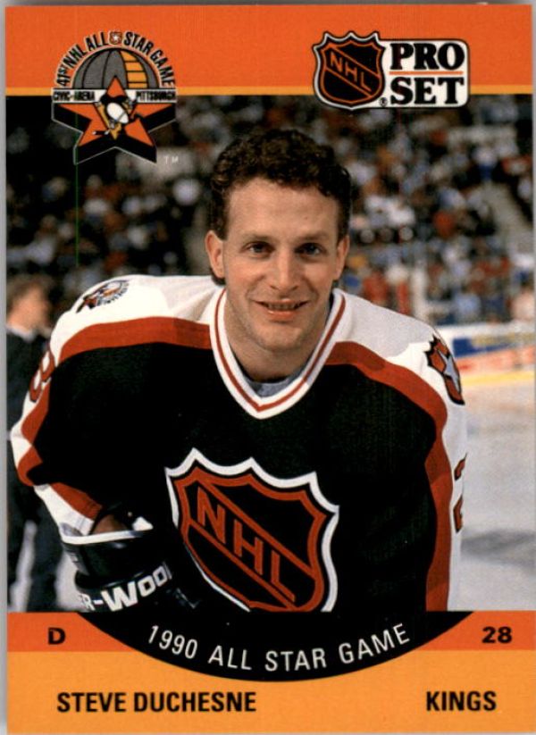 NHL 1990-91 Pro Set - No. 350 - Steve Duchesne