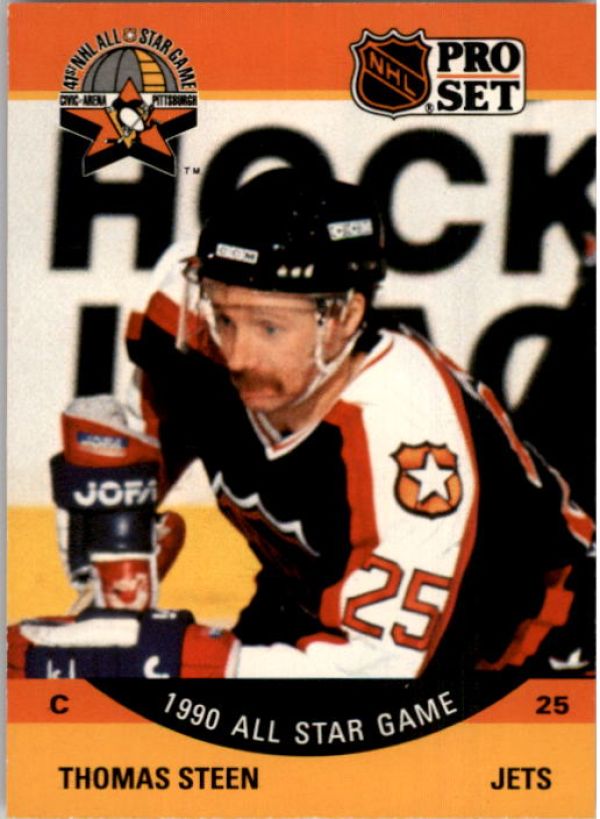 NHL 1990-91 Pro Set - No 356 - Thomas Steen