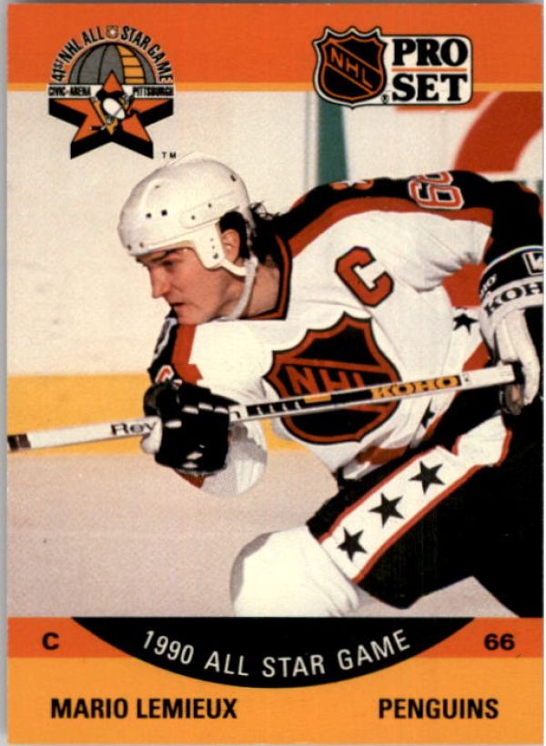 NHL 1990-91 Pro Set - No 362 - Mario Lemieux