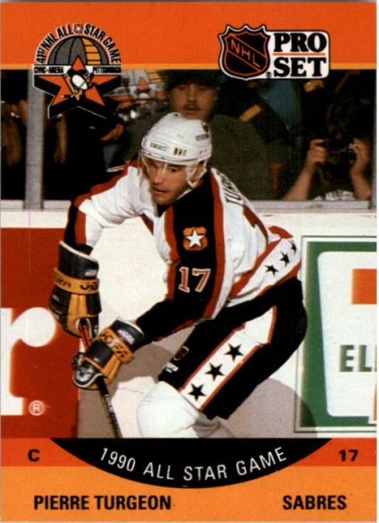 NHL 1990-91 Pro Set - No 366 - Pierre Turgeon