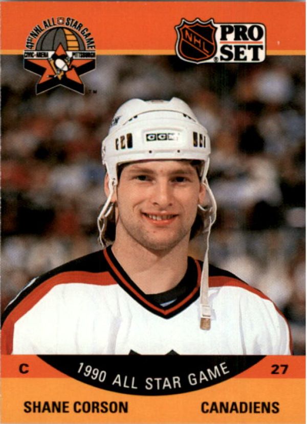 NHL 1990-91 Pro Set - No 369A - Shayne Corson