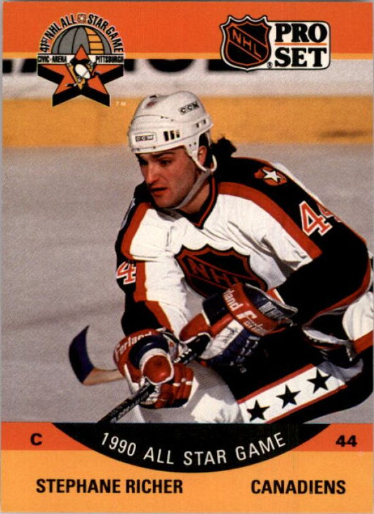 NHL 1990-91 Pro Set - No 370 - Stephane Richer