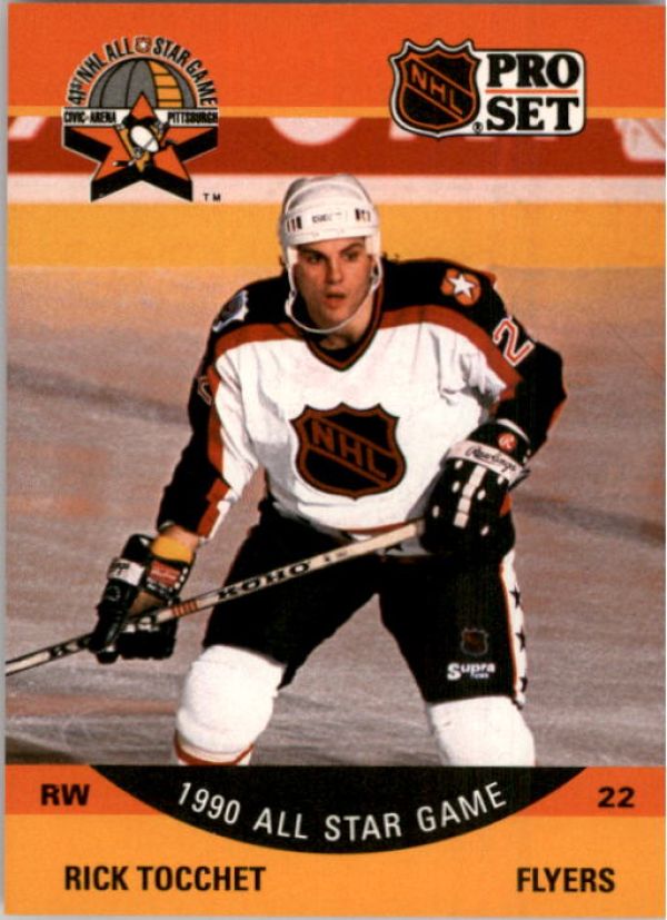 NHL 1990-91 Pro Set - No 374 - Rick Tocchet