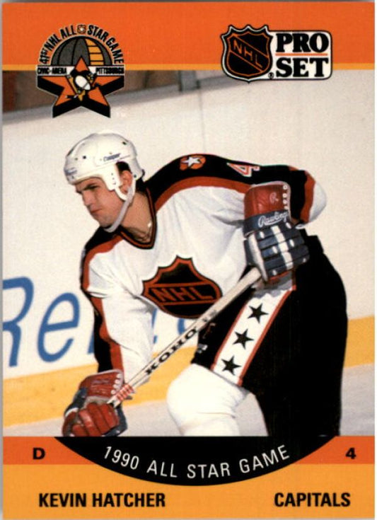 NHL 1990-91 Pro Set - No 376 - Kevin Hatcher