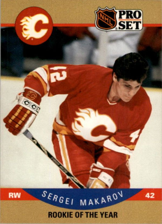 NHL 1990-91 Pro Set - No 396 - Sergei Makarov