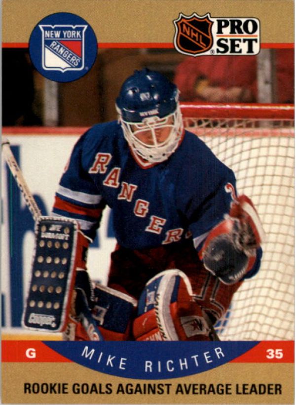 NHL 1990-91 Pro Set - No. 398 - Mike Richter