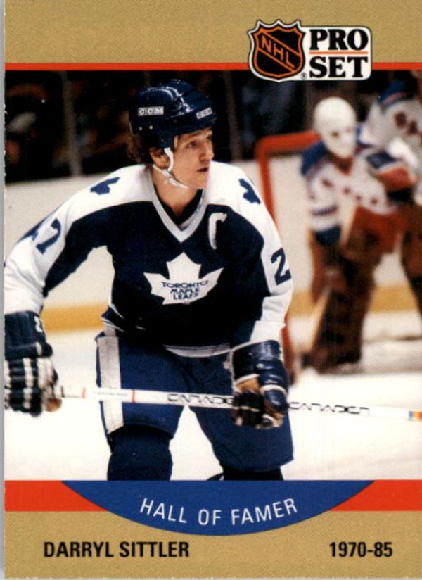 NHL 1990-91 Pro Set - No 404 - Darryl Sittler