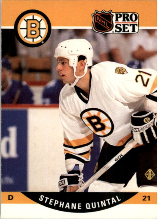 NHL 1990-91 Pro Set - No 410 - Stephane Quintal