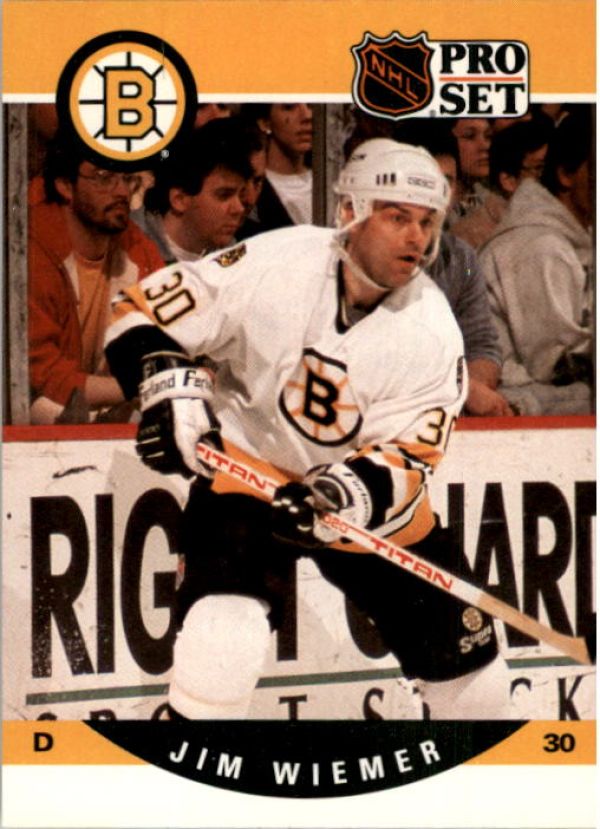 NHL 1990-91 Pro Set - No 413 - Jim Wiemer