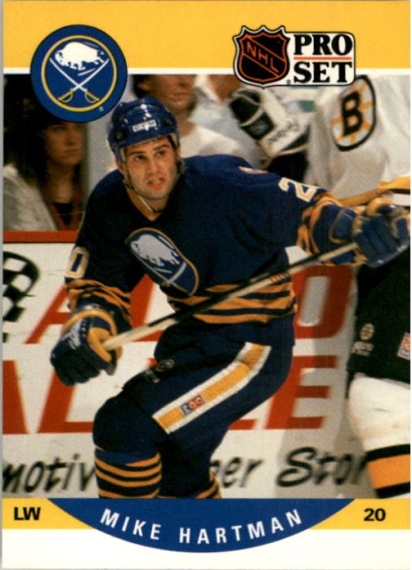 NHL 1990-91 Pro Set - No 414 - Mike Hartman