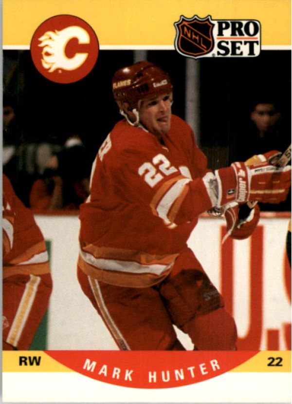 NHL 1990-91 Pro Set - No 422 - Mark Hunter