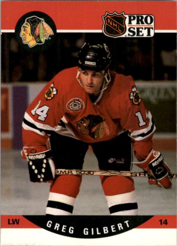 NHL 1990-91 Pro Set - No 429 - Greg Gilbert