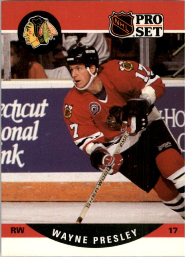 NHL 1990-91 Pro Set - No 434 - Wayne Presley