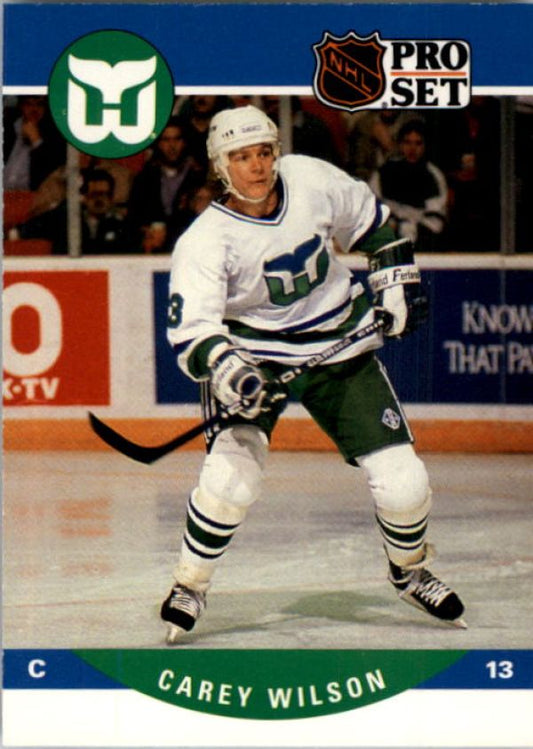 NHL 1990-91 Pro Set - No 453 - Carey Wilson