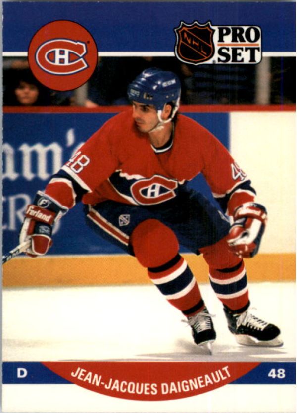 NHL 1990-91 Pro Set - No 466 - JJ Daigneault