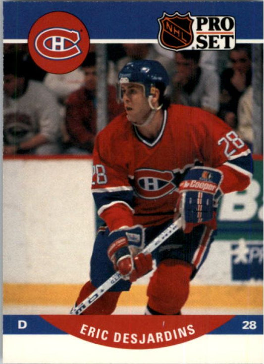 NHL 1990-91 Pro Set - No 467 - Eric Desjardins