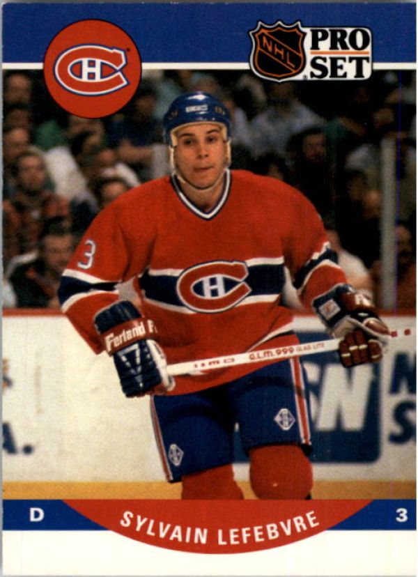 NHL 1990-91 Pro Set - No. 472 - Sylvain Lefebvre