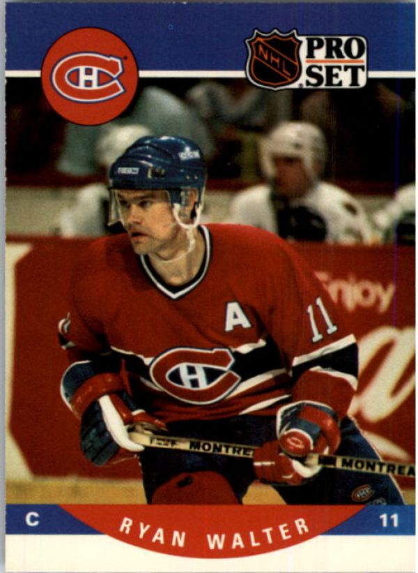 NHL 1990-91 Pro Set - No 475 - Ryan Walter