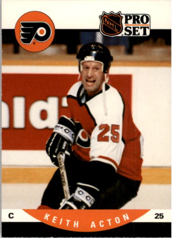 NHL 1990-91 Pro Set - No 497 - Keith Acton