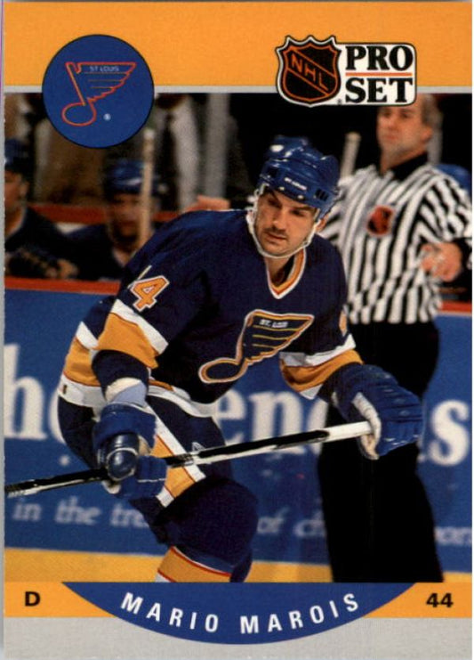 NHL 1990-91 Pro Set - No 524 - Mario Marois