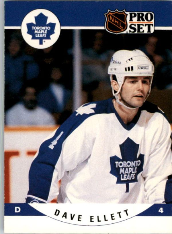 NHL 1990-91 Pro Set - No 532 - Dave Ellett