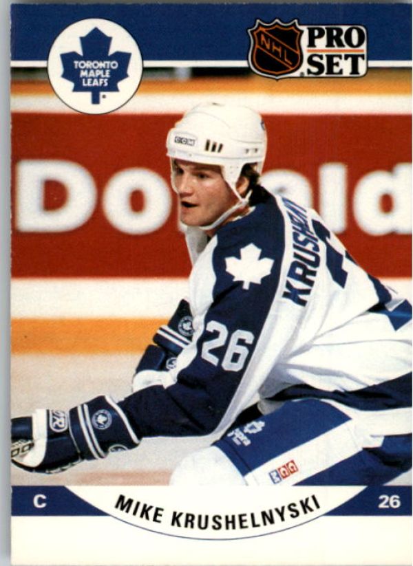 NHL 1990-91 Pro Set - No 537 - Mike Krushelnyski