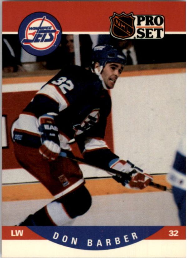 NHL 1990-91 Pro Set - No 558 - Don Barber