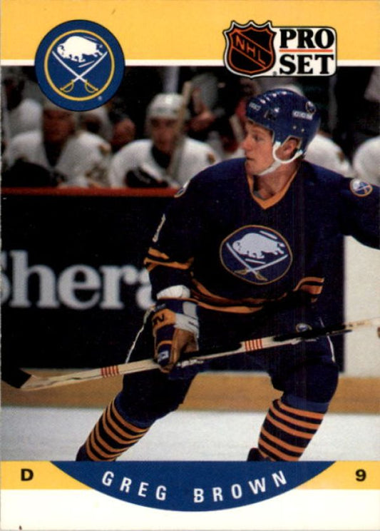 NHL 1990-91 Pro Set - No 590 - Greg Brown