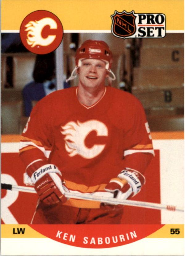 NHL 1990-91 Pro Set - No 596 - Ken Sabourin