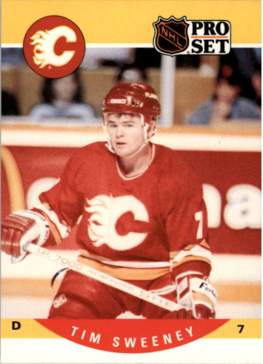 NHL 1990-91 Pro Set - No 597 - Tim Sweeney