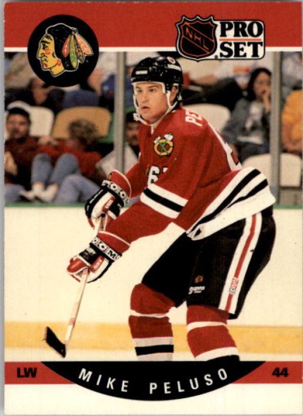 NHL 1990-91 Pro Set - No 601 - Mike Peluso