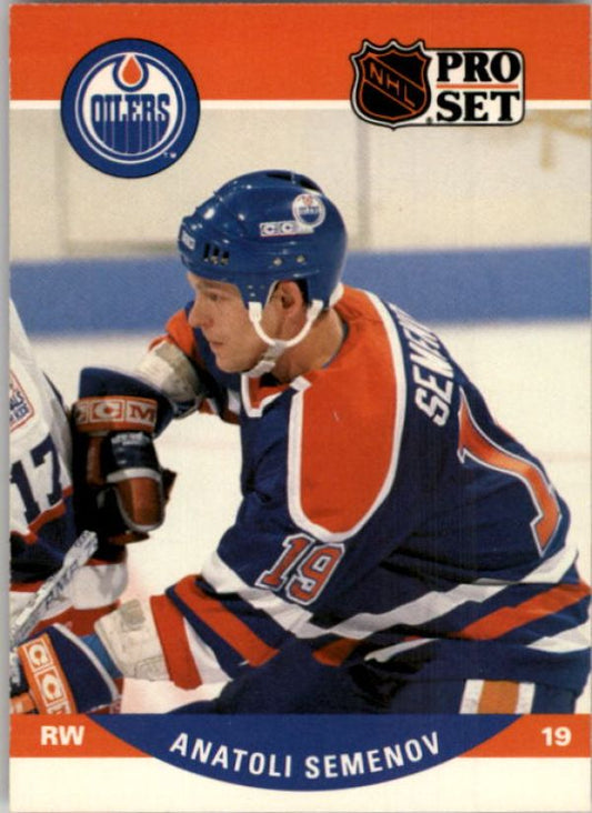 NHL 1990-91 Pro Set - No 608 - Anatoli Semenov