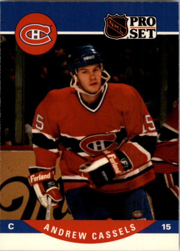 NHL 1990-91 Pro Set - No 615 - Andrew Cassels