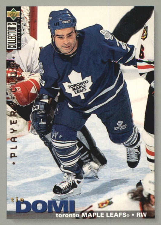 NHL 1995 / 96 Collector's Choice Player's Club - No 242 - Tie Domi