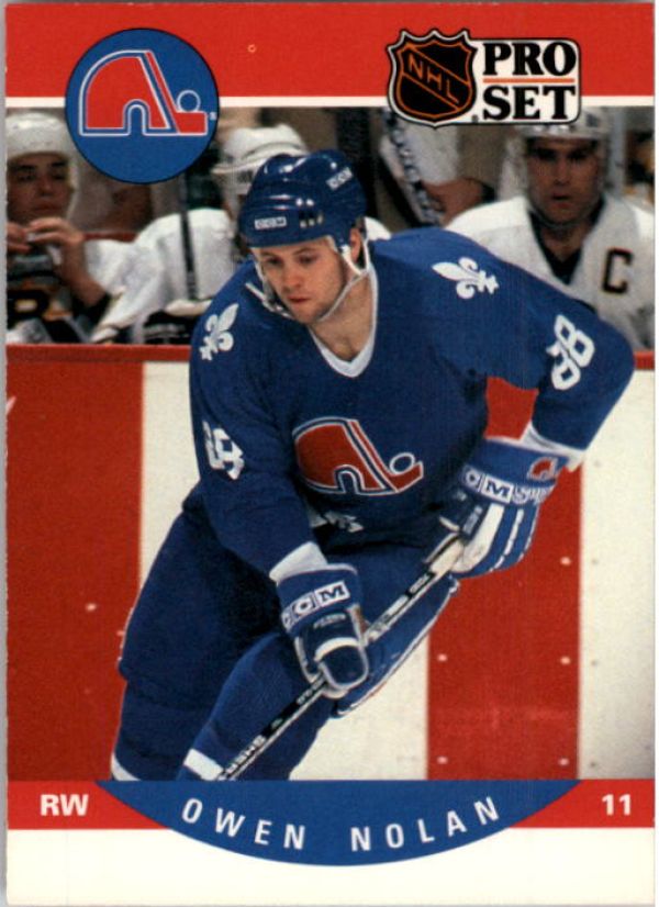 NHL 1990-91 Pro Set - No 635 - Owen Nolan