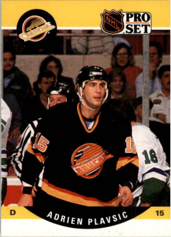 NHL 1990-91 Pro Set - No 644 - Adrian Plavsic