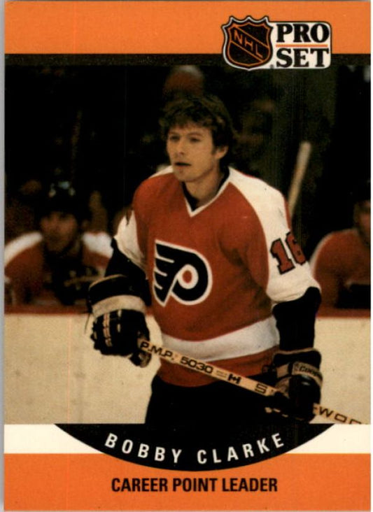 NHL 1990-91 Pro Set - No 651 - Bobby Clarke