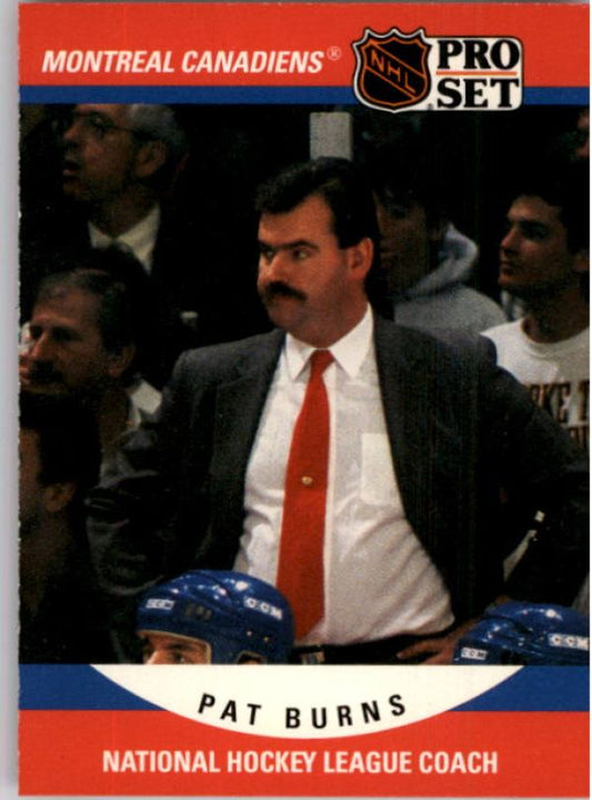 NHL 1990-91 Pro Set - No 669 - Pat Burns