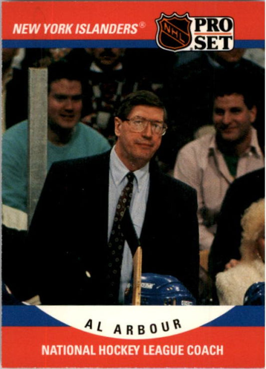 NHL 1990-91 Pro Set - No 671 - Al Arbour