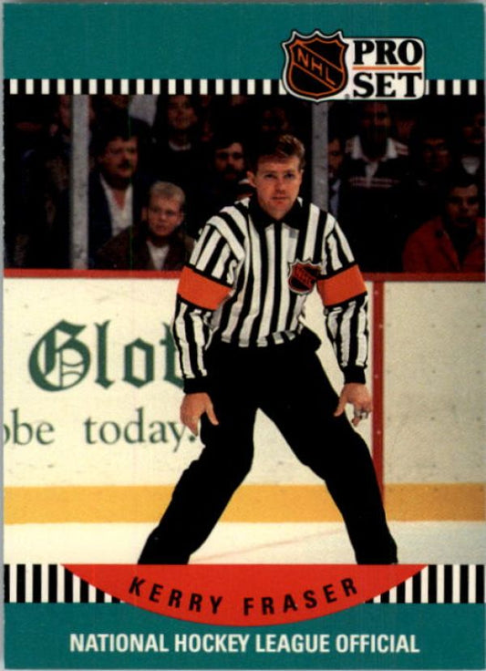 NHL 1990-91 Pro Set - No 686 - Kerry Fraser