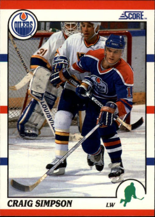 NHL 1990-91 Score - No 58 - Craig Simpson