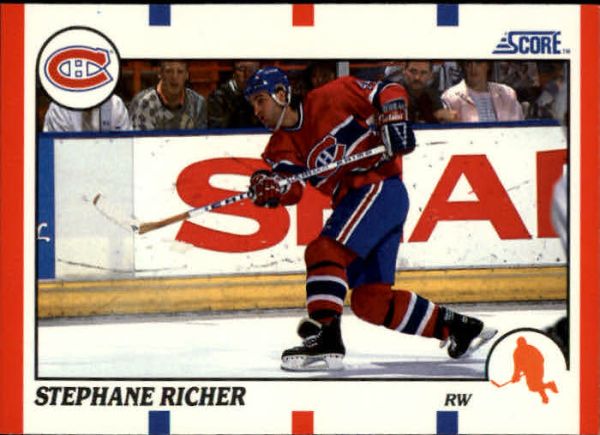 NHL 1990-91 Score - No 75 - Stephane Richer