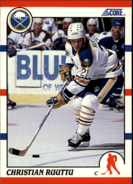 NHL 1990-91 Score - No 77 - Christian Ruuttu