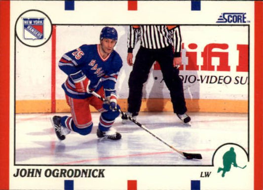 NHL 1990-91 Score - No 113 - John Ogrodnick