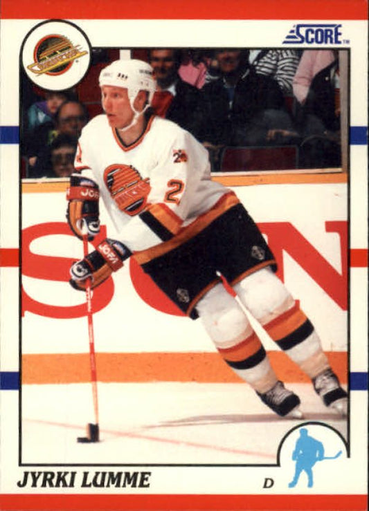 NHL 1990-91 Score - No 132 - Jyrki Lumme