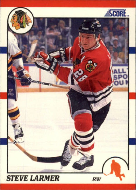 NHL 1990-91 Score - No 135 - Steve Larmer