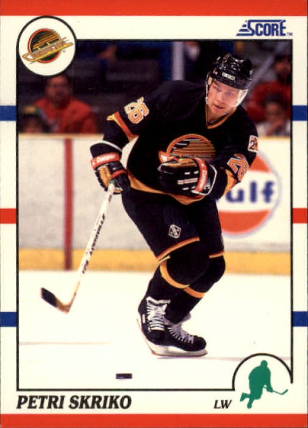 NHL 1990-91 Score - No 154 - Petri Skriko