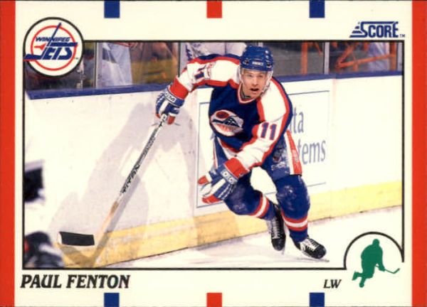 NHL 1990-91 Score - No 156 - Paul Fenton