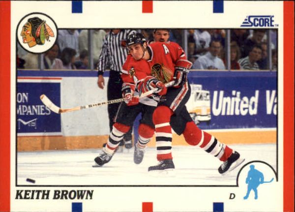 NHL 1990-91 Score - No 161 - Keith Brown