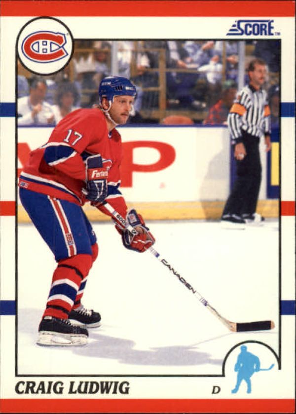 NHL 1990-91 Score - No 165 - Craig Ludwig